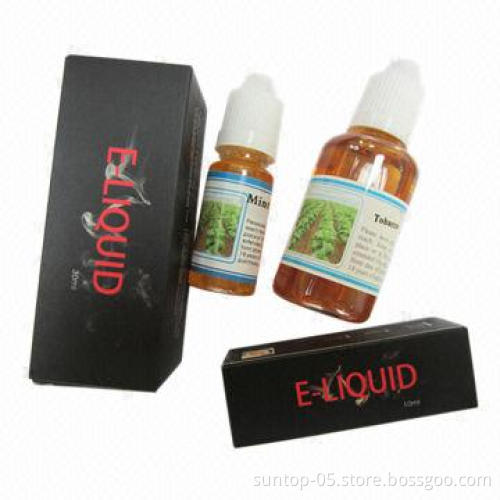 Electronic Cigarette Smoke Juice Refill Liquid with Favorable Taste, 100% Natural Ingredients